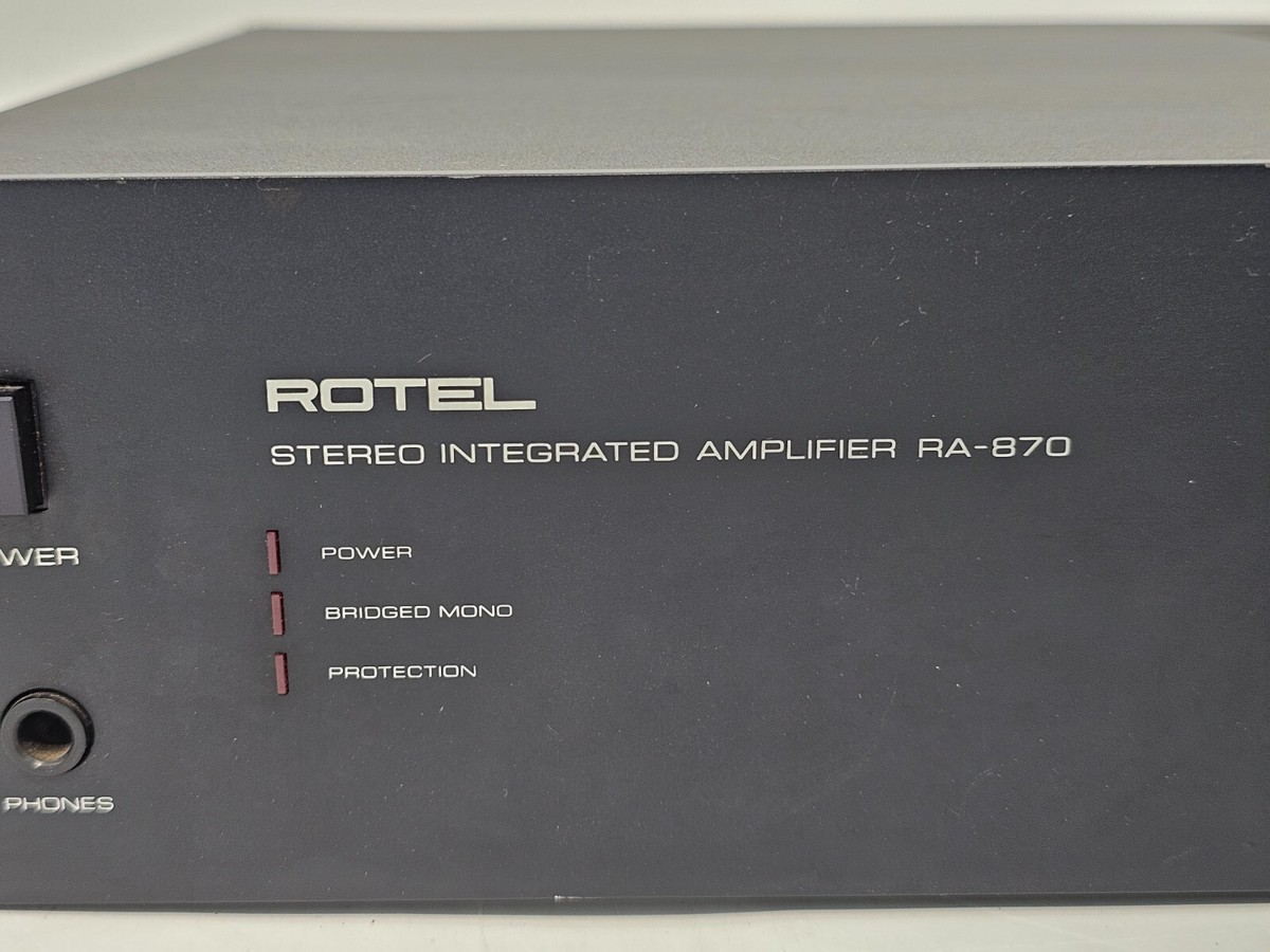 Rotel RA-870 Stereo Audiophile Integrated Amplifier | eBay