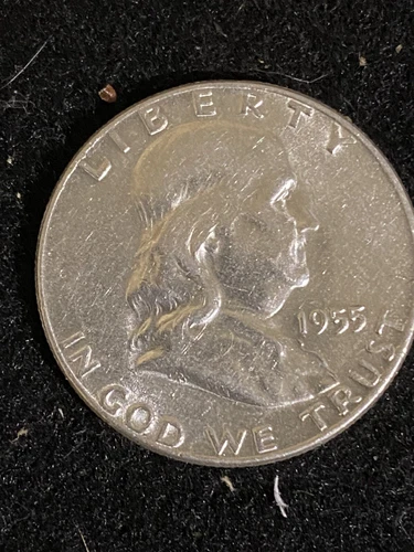 1955 Franklin Half Dollar "Bugs Bunny" FS-401 Nice looking circulated coin