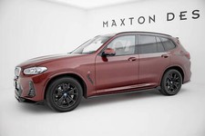 Seitenschweller Ansatz für BMW iX3 M-Paket G08 Facelift  schwarz glanz