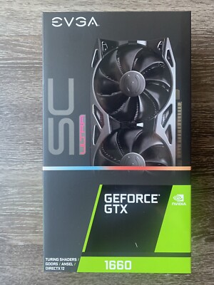 EVGA 06G-P4-1067-KR GeForce GTX 1660 SC Ultra Gaming 6GB GDDR5