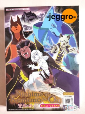 Anime DVD Niehime to Kemono no Ou Vol. 1-24 End ENGLISH VERSION & SUB All Region