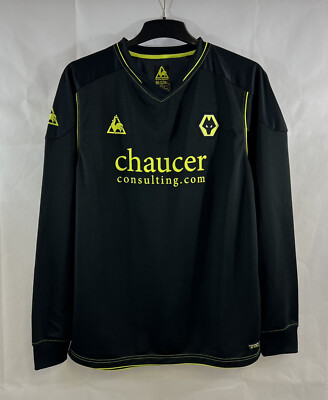 Wolves L/S Away Football Shirt 2008/09 Adults Large Le Coq Sportif G905  UK