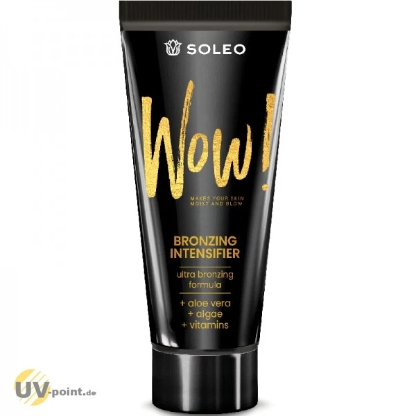 SOLEO WOW! ultra bronzer with vitamins 150 ml Solarium Kosmetik Bräunungslotion