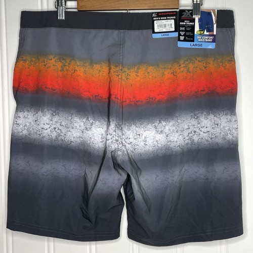 ZeroXposure Swim Shorts Mens Large Board Comfort Stretch 50+ UV Zipper Pocket - Picture 2 of 9