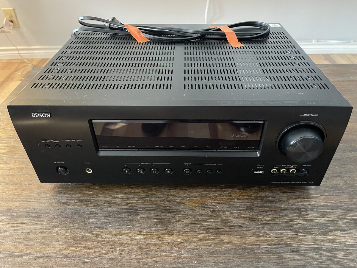 Denon AVR-1912 7.1-Channel Home Theater Integrated Network AV