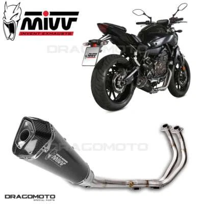 Ligne complet YAMAHA MT-07 2016 2017 MIVV Delta Race Noir - Photo 1/4