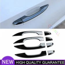 For Honda Accord 10th GL 18-2022 Black Steel Side Door Handles Cover Trim Decor