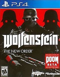 WOLFENSTEIN THE NEW ORDER PS4! WAR, WARFARE, BATTLEFIELD, BATTLE, ASSAULT - Picture 1 of 1