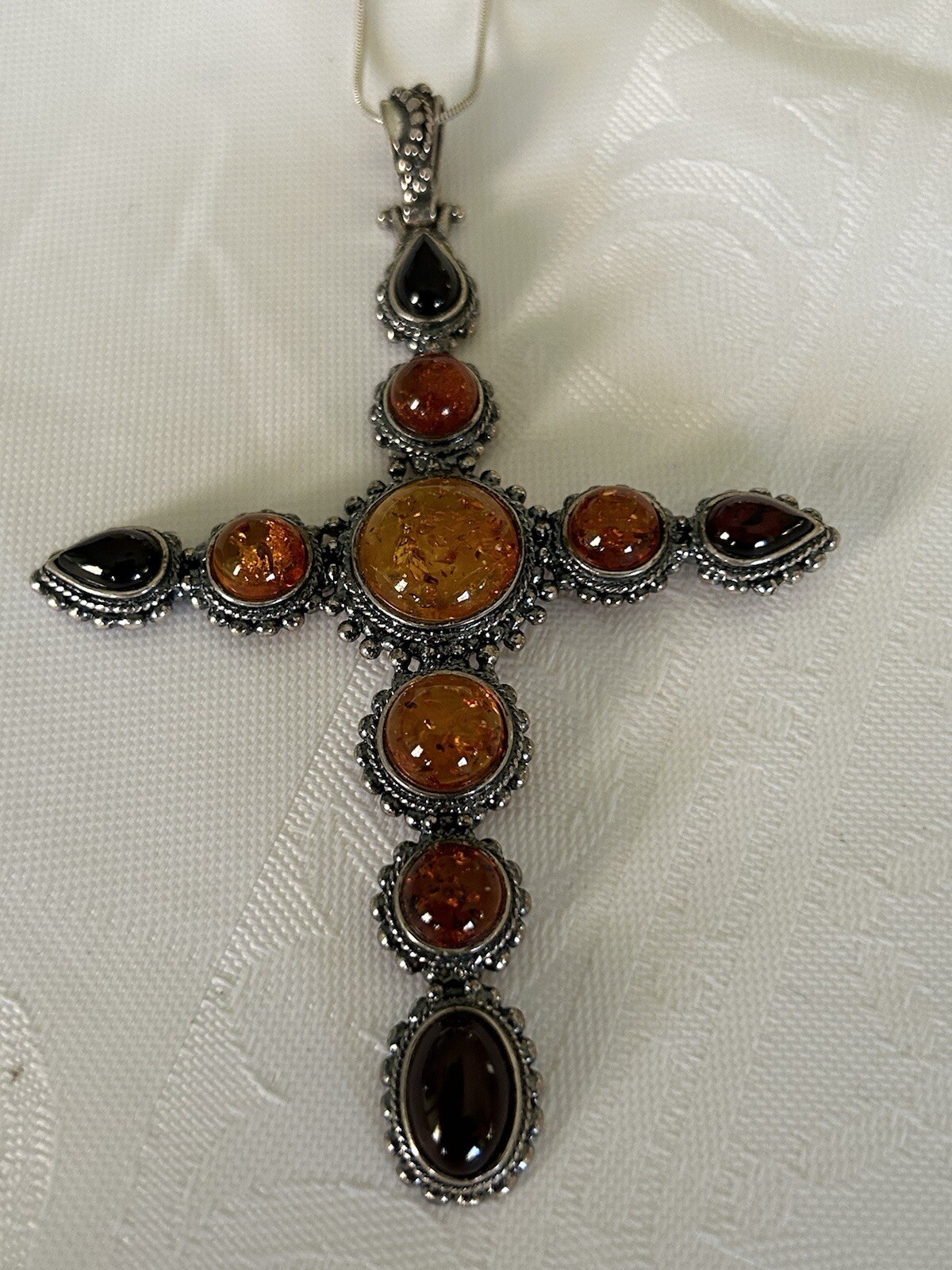 925 Solid Sterling Silver Multicolor Natural Balt… - image 4