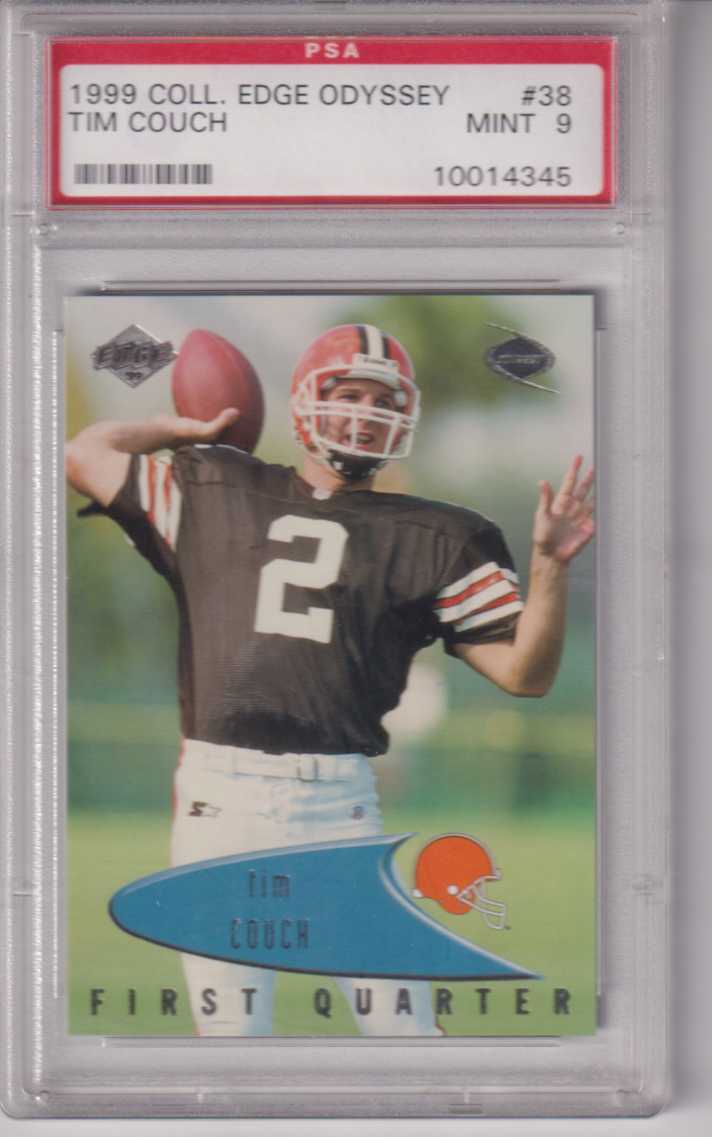 Tim Couch Collector's Edge Odyssey #38 Millennium Collection