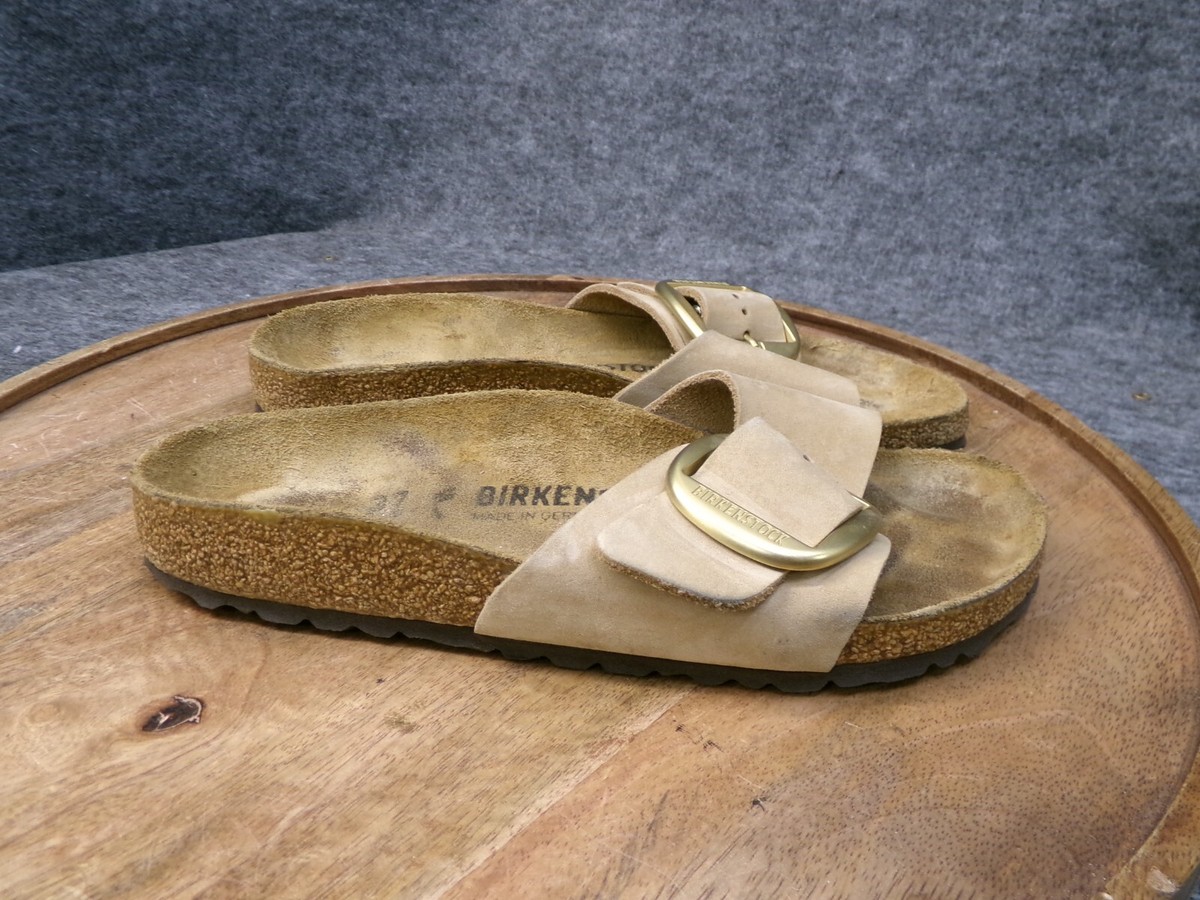 【新品未使用】 BIRKENSTOCK Madrid Big Buckle 37 Women BIRKENSTOCK Madrid big buckle single strap mustard