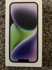 Box Only Apple iPhone 14 Purple 128GB NO PHONE EMPTY BOX ONLY