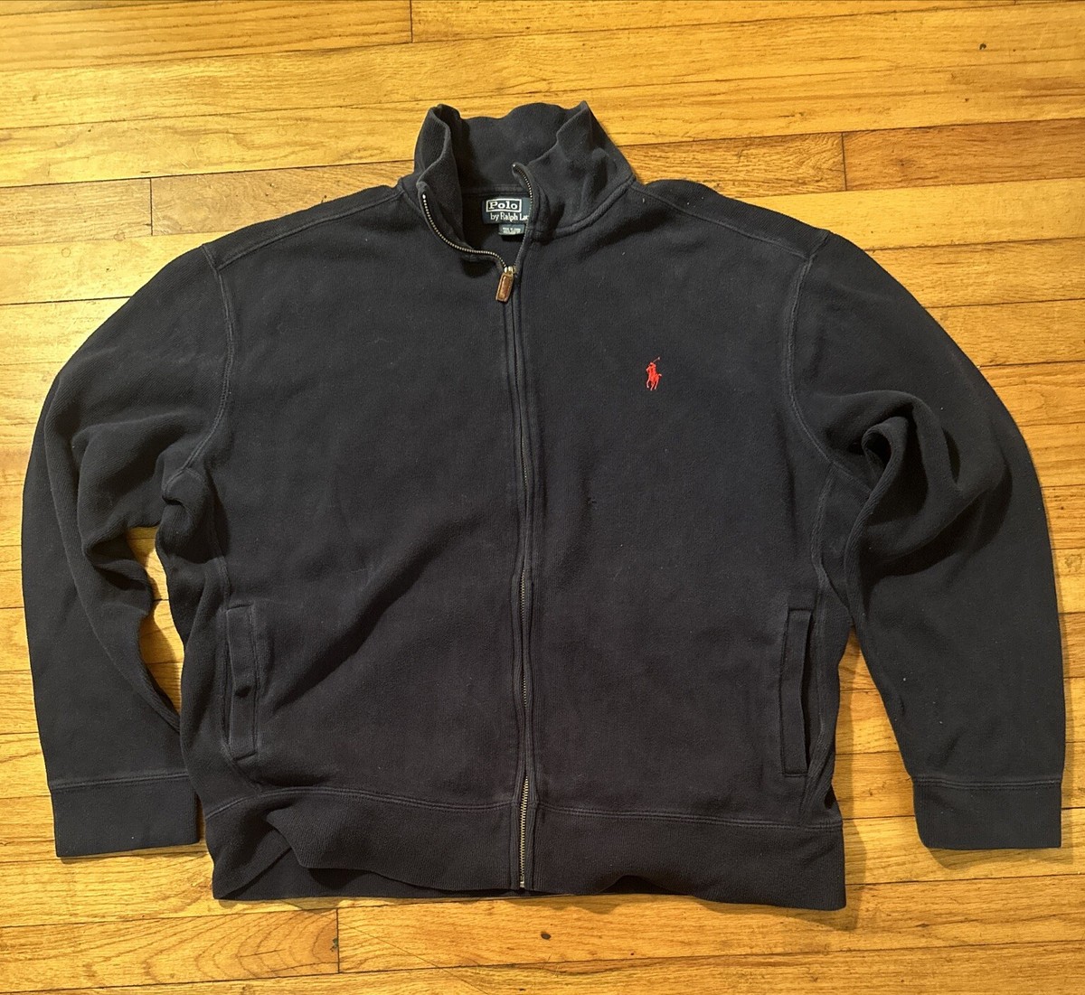 Vintage Polo Ralph Lauren Full Zip Up Jacket 90s Size XL | eBay