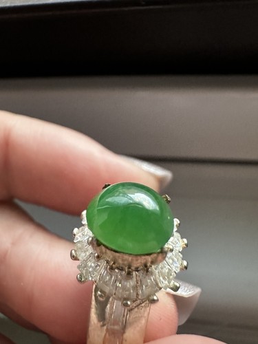 Natural Burmese Translucent Jadeite Jade Green Color Loose Gemstone, 1.95cts - Picture 4 of 9