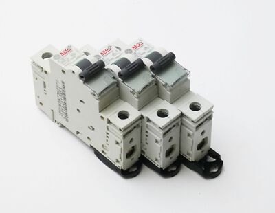 3x AEG Elfa EP61 C10 Leitungsschutzschalter -used-