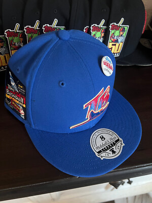 2023 Tampa Bay Rays Lids X Mitchell Ness Exclusive Hat Topps Chrome 