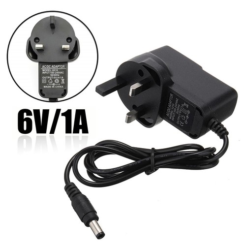 UK Plug 6V 1A Battery Charger Universal For Kids Toy Car Jeeps Electric