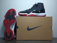 2019 Nike Air Jordan 11 XI Retro Playoffs Bred Black Red 378037-061 Size 11