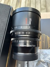 Spectrum 85mm T2 cinema lens -Rf Mount