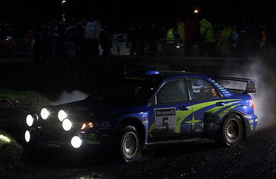 #ad #ad Richard Burns of Scotland Subaru on the first stage of the Network Old Photo AU $9.00