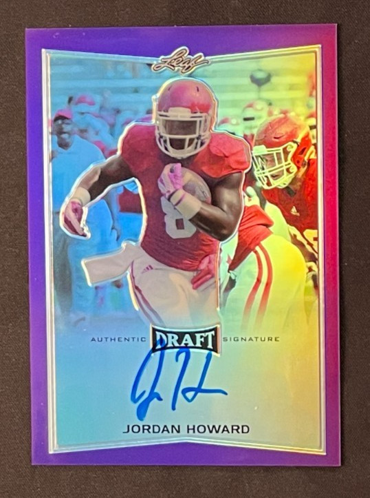 Jordan Howard Leaf Metal Draft Autographs #BAJH1 Base