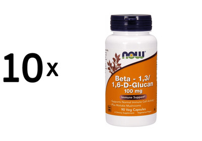 10 x Now Foods Beta 1,3/1,6- D -Glucan 100 mg (90) (228,56 EUR/kg)