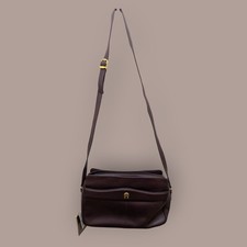 Etienne Aigner Burgundy Leather Crossbody Bag Classics Collection 91022 NWT