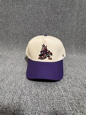'47 Brand Arizona Diamondbacks Snapback Cap Cream Purple Curved Hat