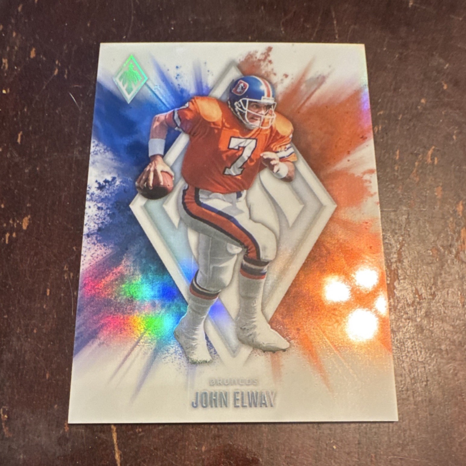Panini 2025 Phoenix Football John Elway Denver Broncos Color Blast #25