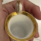 Meissen Dresden Germany Floral Demitasse Tea Chocolate Cup Scrolled Handle — photo 4