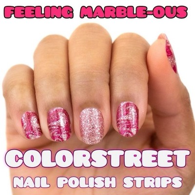 Color Street Nail Polish Strips Feeling Marble-ous
