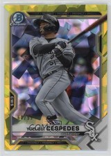 2021 Bowman Chrome Draft Sapphire Yellow 64/99 Yoelqui Cespedes #BDC-171 10lj