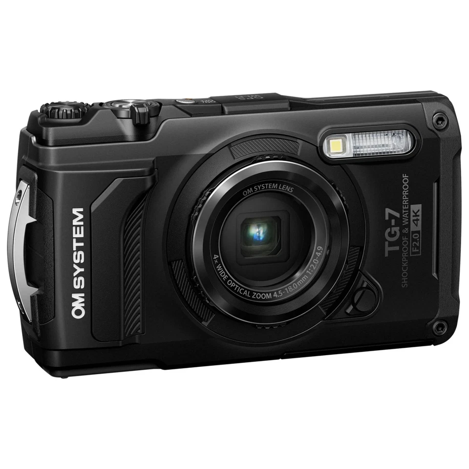 OM SYSTEM Resistente TG-7 Cámara Digital 12MP 4K Amortiguador e Impermeable Wi-Fi GPS NUEVO Foto 2 de 4