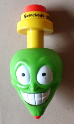 Vintage 1997 THE MASK ''SOMEBODY SSSSS-TOP ME!'' JIM CAREY - NLTV APPLAUSE Toy