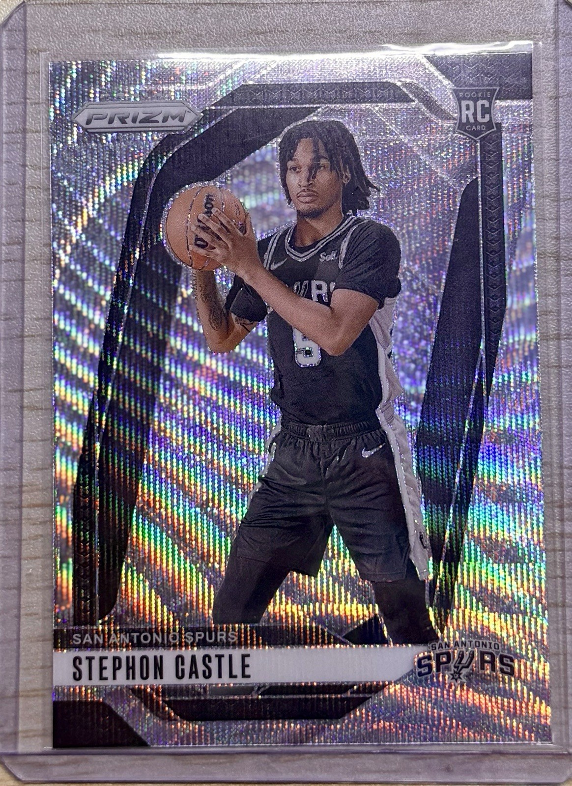 2024-25 Panini Prizm - Stephon Castle #234 Wave Prizm (RC)