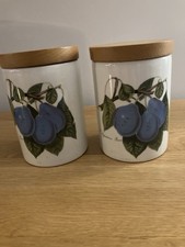 Vintage portmerion Pomona Storage Jars (2)