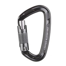 Climbing Locking Carabiner , 24 but Strong Aluminum
