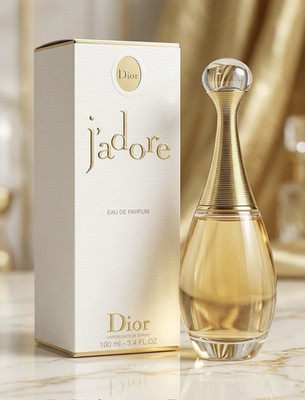 Dior J'adore Eau de Parfum EDP Spray Perfume, Regular Size 3.4 fl oz
