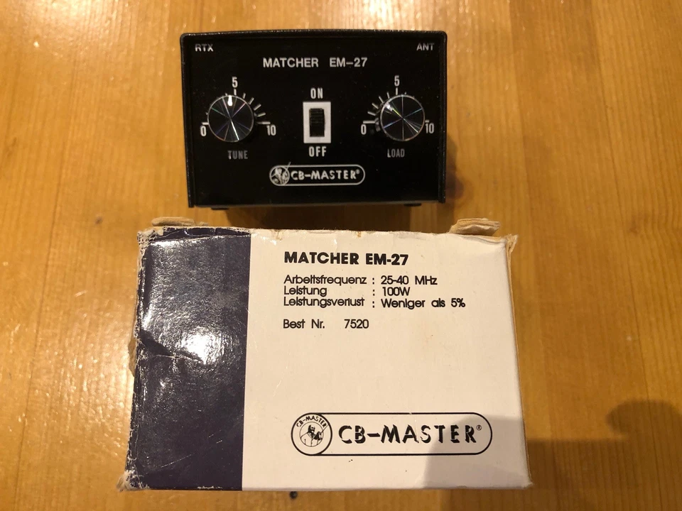 CB-Master Matcher EM-27 Albrecht 100 Watt Matchbox CB Funk Amateurfunk - Bild 4 von 4