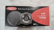 RetroSound 5.25" 2-Way Stereo Speakers Coaxial 80 Watts Max - Pair - Open Box
