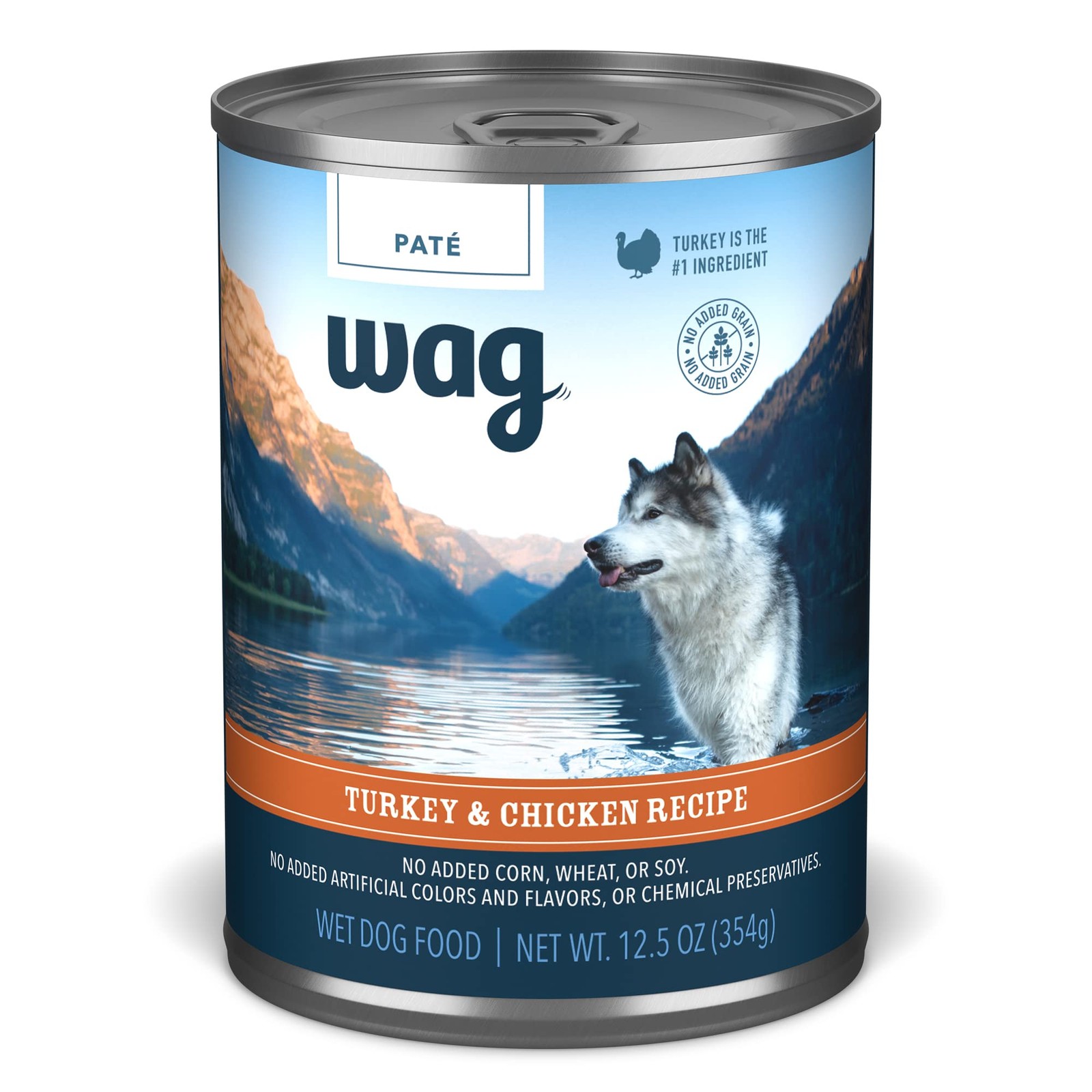 Amazon Brand - Pate Canned Dog Food, Turkey & Chicken Recipe, 12.5 oz Can (Pa...