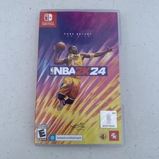Nintendo Switch NBA 2K24 Kobe Bryant Edition Game Cartridge and Case