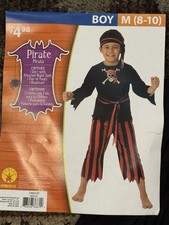 Rubie  s boys M Medium 8-10 Pirate Costume Halloween Costume