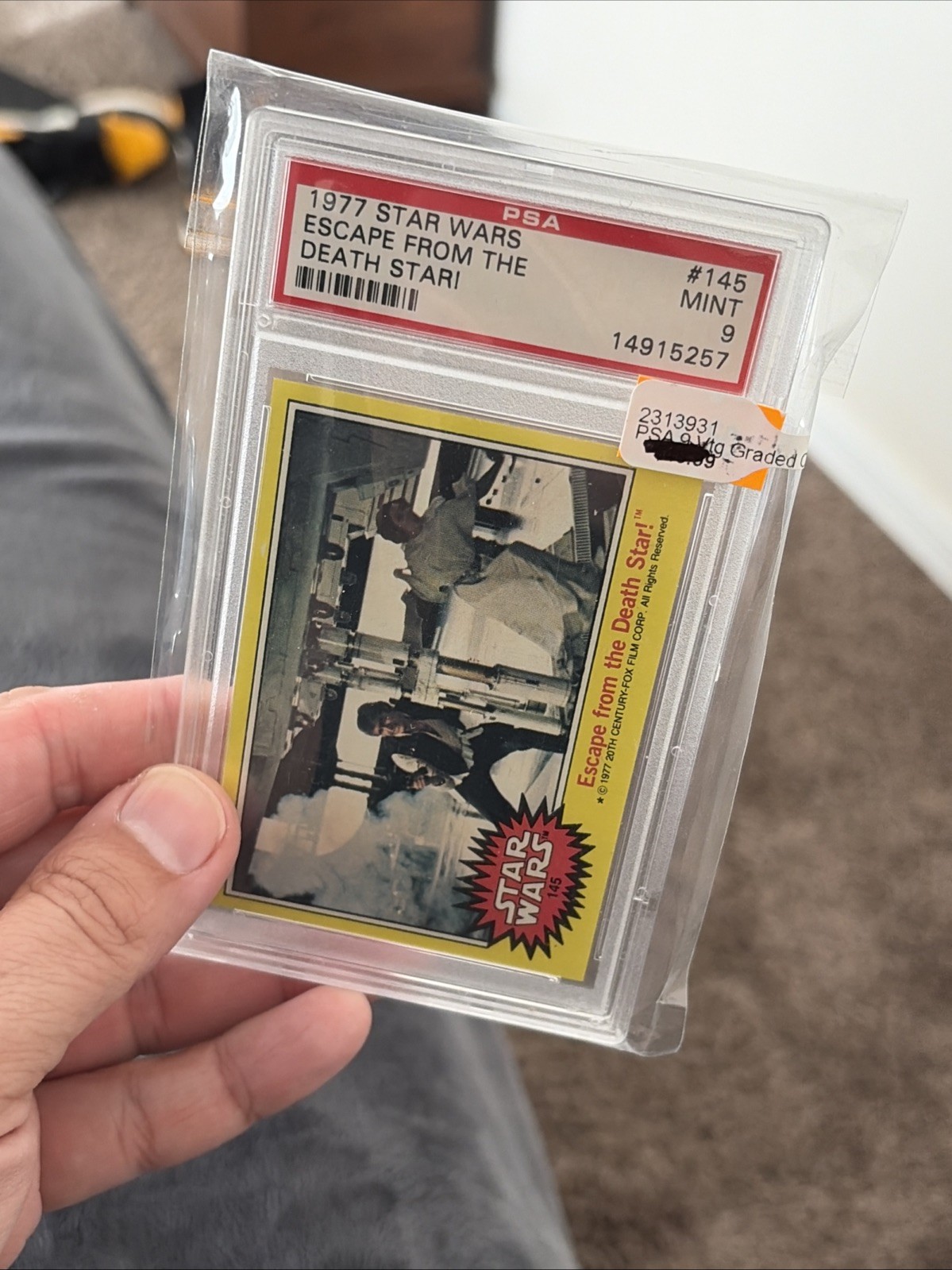1977 STAR WARS Topps PSA 9 Graded Card Lot #145 #163 #168 #179 #182 Lot Of 5x view 6