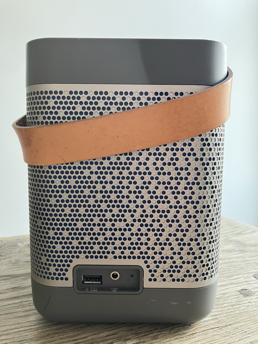 Bang & Olufsen Beolit 12 Wireless Speaker Gray with Leather Strap