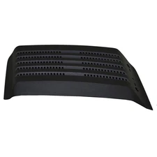 For 2007-2010 Silverado 1500 Right Hood Panel Insert Black ABS Plastic