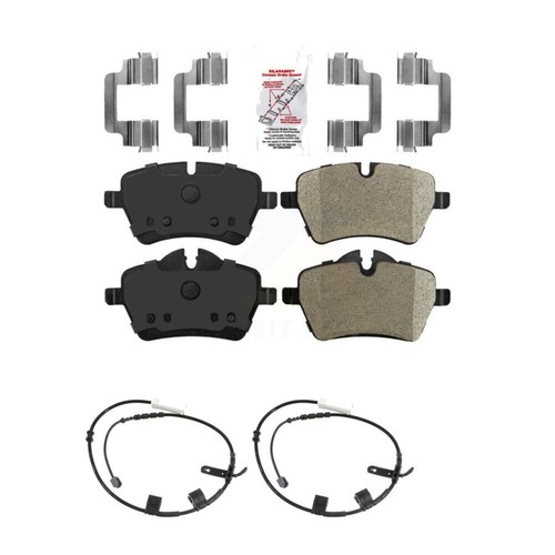 Front Ceramic Disc Brake Pads And Wear Sensors Kit For Mini Cooper KNW-100701 - Picture 7 of 11