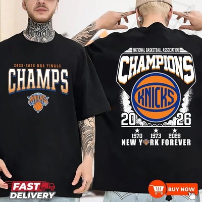 Men's New York Knicks 2026 National Basketball Finals Champions Shirt - S to 5XL