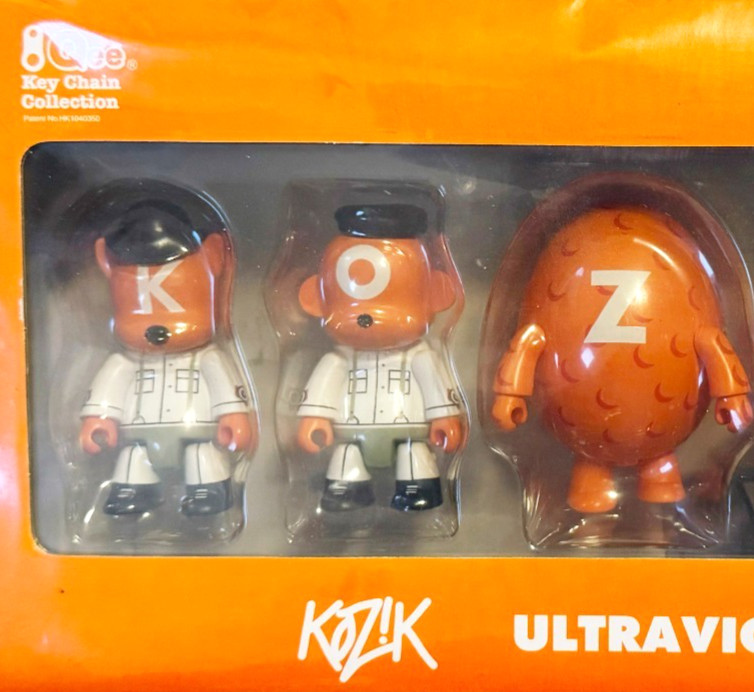 Frank Kozik Clockwork Orange Toy - Qee 2.5" 5-pc Ultraviolence Set Orange SEALED