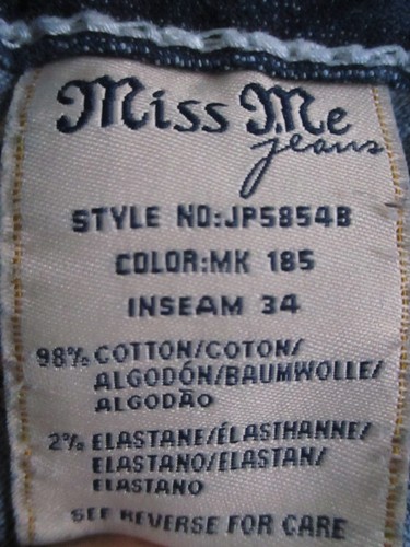 Miss Me Jeans Womens 30 Blue Bootcut Cross Embellished Pockets Denim 30x28 - Picture 9 of 15